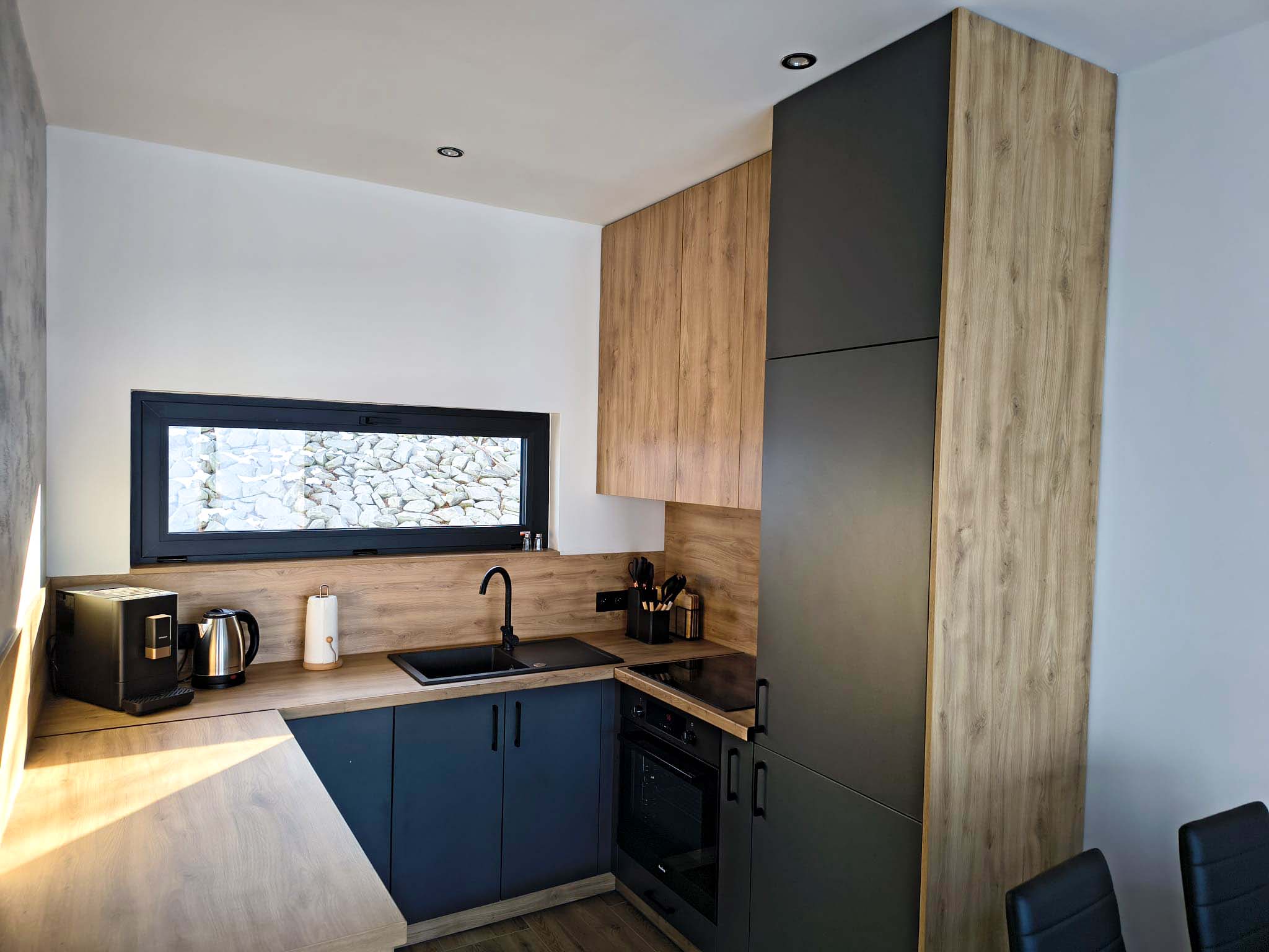 Kuchnia w domku letniskowym Domki Dobczyce